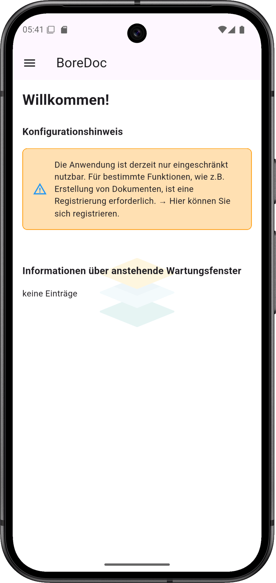 Startbildschirm